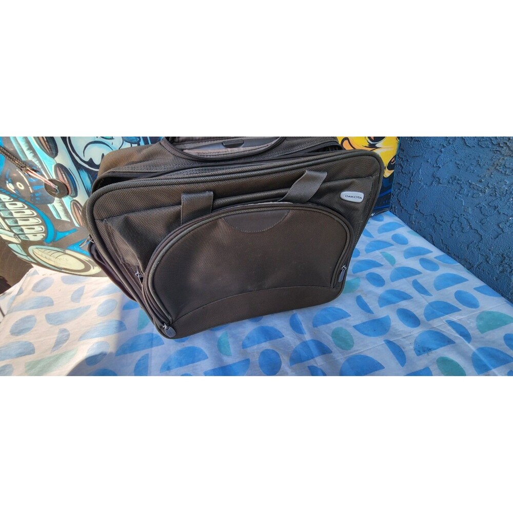 Title: Dakota Rolling Luggage Suitcase Olive Green Ballistic Nylon Heavy Duty Wh